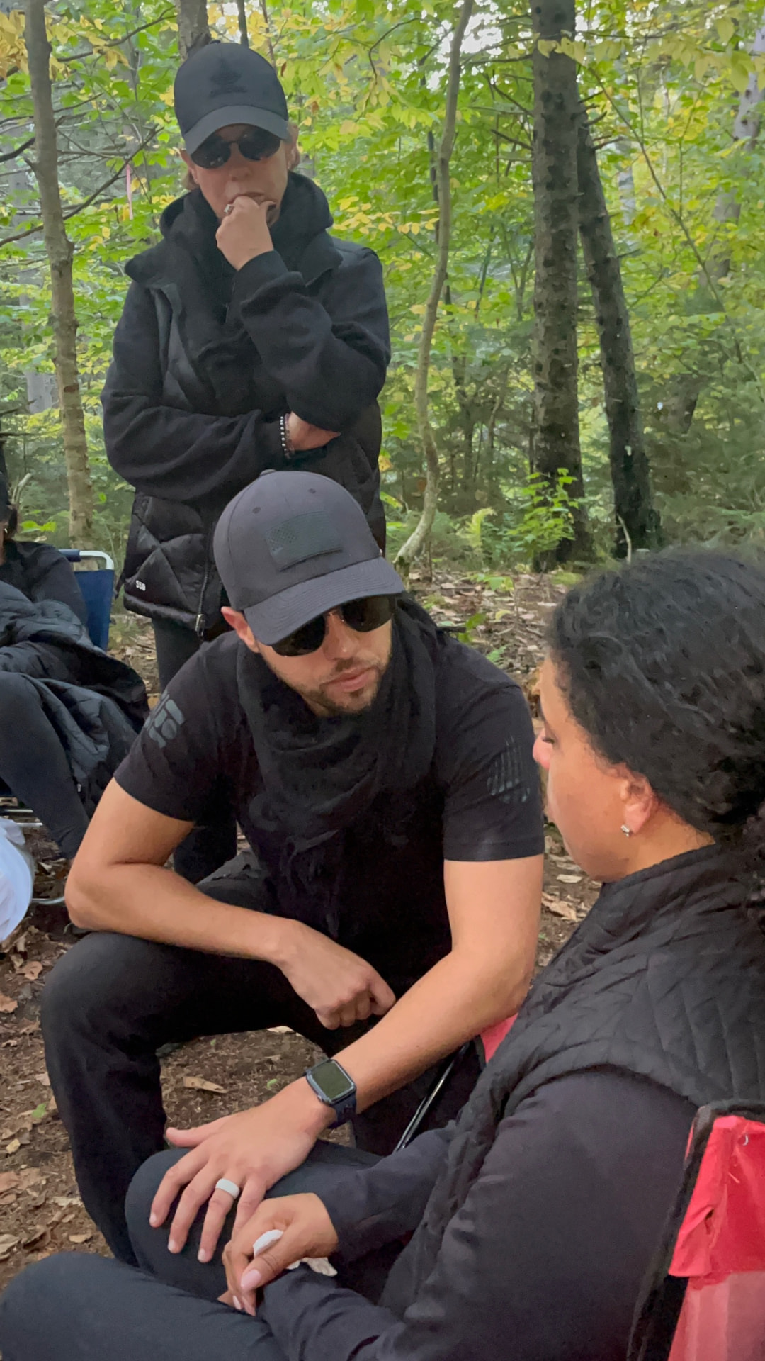 Franco working one on one with a client